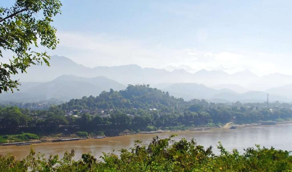 Luang Prabang, Laos. Located along the Mekong River